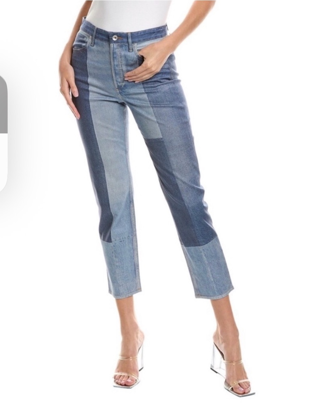 Rag & Bone Miramar Nina Stretch Cigarette Printed Jeans 26